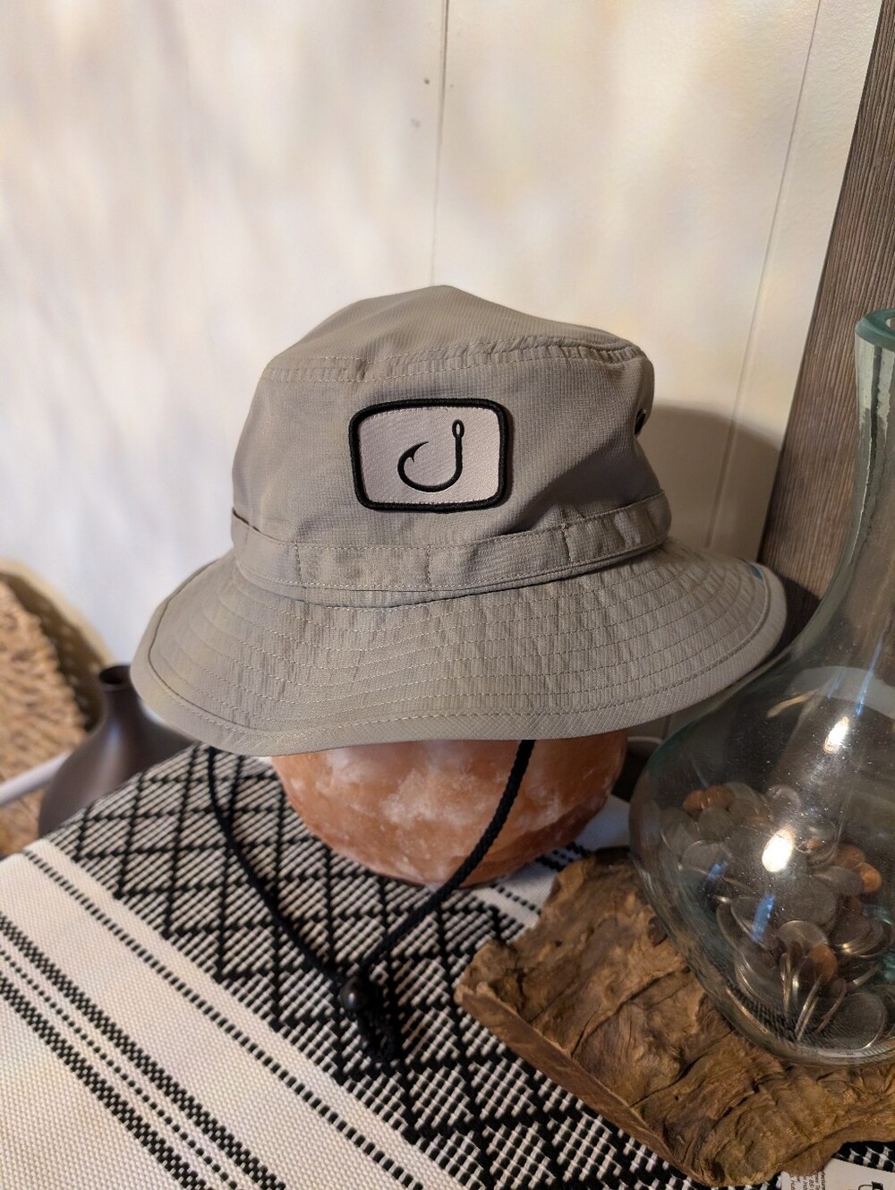 Avid Grey Hook Fishing Bucket Hat